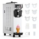 Commercial Ice Cream Machine 18-22L/H 1200W Soft Serve Ice Cream Maker Counter