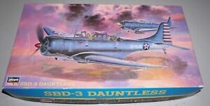 SBD-3 Dauntless Hasegawa 1/48 Complete & Unstarted.