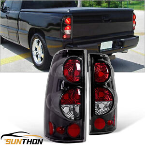 Pair Clear Tail Lights Brake Lamps For 1999-2006 Chevy Silverado 1500 2500 3500 (For: 2000 Chevrolet Silverado 1500)