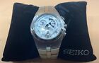 SEIKO Automatic Arctura Kinetic Chronograph 7L22-0AA0 White Dial SNL001 Watch