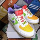 7Y | 8.5 WOMEN'S NIKE AIR FORCE 1 LV8  LOW WHITE MULTICOLOR SNEAKERS FD1035-100