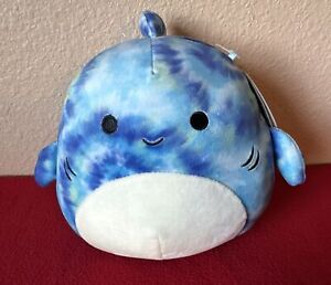 Squishmallow Luther Tiger Shark 8” Plush Toy Brand New With Tags Soft Cute