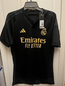 ADIDAS REAL MADRID 23/24 THIRD JERSEY BLACK COLOR  MENS SIZES IN9846