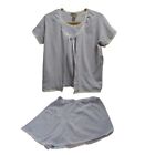 Nursing Pajamas Mums & Blossums Maternity PJs  - Short Sleeve - Size Small