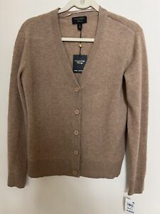 NWT Charter Club 100% Cashmere Button Front Cardigan