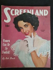 Screenland Magazine (June 1951) Elizabeth Taylor Cover