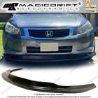 For 08 09 10 Honda Accord 4-cyl 4-Door MDA Style Front Bumper Splitter Lip JDM (For: 2008 Honda Accord)