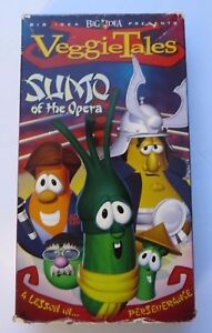 VeggieTales ~ SUMO OF THE OPERA ~ VHS, 2004 ~ A LESSON IN PERSEVERANCE ~ 1+ SHIP