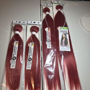 SHAKE-N-GO ORGANIQUE SYNTHETIC WEAVE HAIR  - Straight #130 (4 Pack Deal)