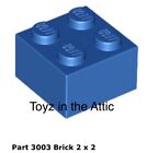 Lego 2x 3003 Blue Brick 2 x 2 Unitron 1793