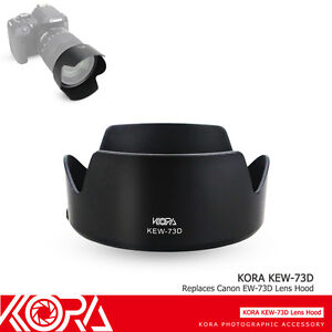 Kiora EW-73D Lens Hood for Canon EF-S 18-135mm USM Lens on 90D 80D 77D 70D T8i