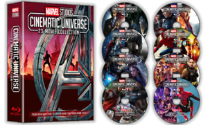NEW 23 MARVEL CINEMATIC UNIVERSE MOVIE COLLECTION 8 BLU-RAYS R1