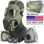 Size 3 Large XL Full Face M10M w Drinking Tube Military NBC Gas Mask  +Bag
