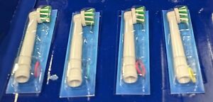 4 Genuine Oral-B Cross Action X Electric Toothbrush Replacement Heads Sealed