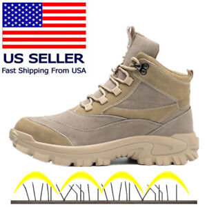 Mens Boots Safety Shoes Indestructible Shoes Steel Toe Shoes Work Boots Sneakers