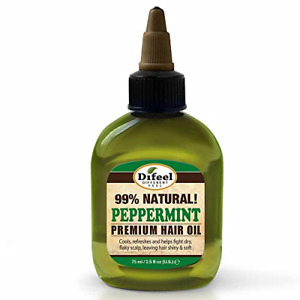 Difeel Premium Natural Hair Care Oil, Peppermint