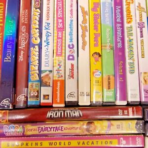 DVDs | Children's | Kids | Family | Live or Animation | USED or NEW U-Pick Lot C