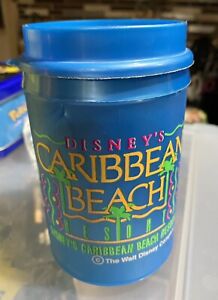 Pre owned Disney Travel Mug.  Caribbean Beach Resort. 5” H X 3.25”D