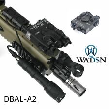 WADSN Tactical Flashlight DBAL-A2 Green IR Aiming Laser Hunting LED Strobe Light