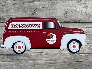 18 Inch Winchester Rifles Ammunition Chevrolet Delivery Truck Die Cut Sign