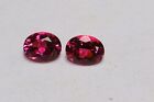 TOURMALINE PINK 7x9 OVAL PAIR TOP PINK QUALITY