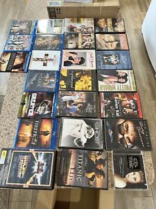 LOT OF 24 ADULT DVD ASSORTED MOVIES MIXED LOT Used Some Blue-Ray