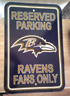 NFL Reserved Parking Baltimore Ravens Fan Only Team 18
