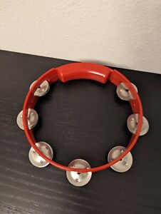 RhythmTech True Colors Tambourine RED 8 in. VGC