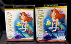 The Little Mermaid Ariel 4K Ultra HD+ Blu-ray + Digital Code With Slipcover New