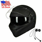 Motorcycle Helmet With Bluetooth Headset Modular Full Face Helmets Flip Up DOT