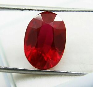 9.60 Ct  Natural Burma Ruby Oval Shape Certified Loose Gemstone.