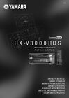 Yamaha RX-V3000RDS Receiver Owners Manual