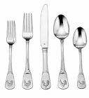 NEW CUISINART CFE-FR20N 20-PIECE ELITE FLATWARE SET - FRENCH ROOSTER