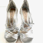 Chinese Laundry Silver Teaser Platform Heels, Women's Size 7M