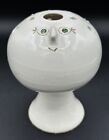 Handcrafted Ann Testa Studio Art Pottery Head / Face Flower Frog Vase Planter