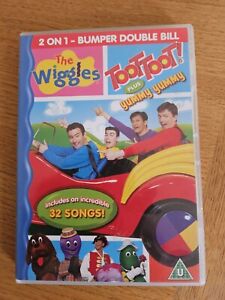 THE WIGGLES TOOT TOOT AND YUMMY YUMMY DVD KIDS 2 ON 1 BUMPER