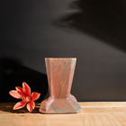 Rosevillle Pottery Futura 1928 Vintage Art Deco Brown Stump Vase 421-5