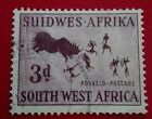 South Africa:1960 Rock Carvings, Natives and Animals . Rare & Collectible Stamp.