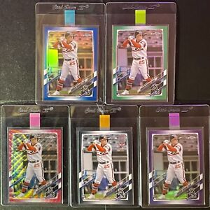 2021 Topps Chrome Andrew Vaughn Rookie Card RC Refractor Baseball Card LOT