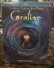 Coraline Limited Edition Gift Set (DVD & Blu Ray) Set Rare OOP Sealed
