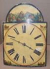Black Forest Wooden Dial Wag on Wall Clock Movement Two Hammer Strike 4 Parts