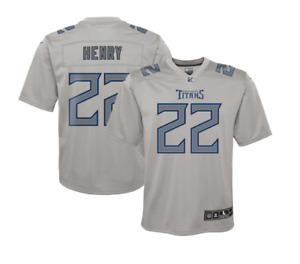 Derrick Henry # 22 Tennesse Titans YOUTH Nike Atmosphere Game Jersey Gray