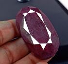 Mother’s Day Sale 370 Ct Certified Natural Red Ruby Oval Cut Loose Gemstone AKU