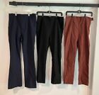 MM Lafleur Pants Lot of 3 Size 12 Side Zip Stretch Fabric New York