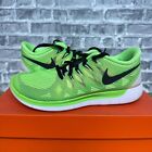 Nike Free 5.0 Flash Lime Green Black Running Shoes 642199-304 Womens Size 7 New