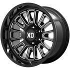New ListingXD XD864 Rover 24x12 6x5.5/6x139.7 -44 Black Milled Wheels(4) 106.1 24
