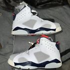 Youth Jordan 6 Retro Tinker 384666-104 White Infrared Shoes Size 1Y Pre-owned
