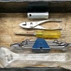Vintage TOYOTA MOTOR Tool Box Wrench KTC Clip Screwdriver Pliers OEM