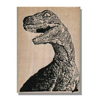 Wood Rubber Stamp, GODZILLA, Monster, Horror Movie, Scary,Animal, Reptile, Japan
