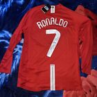 New ListingRetro Ronaldo 2008 UCL Final Manchester United Nike Long Sleeve Jersey - Mens M